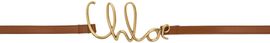 Chloé Chloé Tan 'The Chloé Iconic' Small Belt