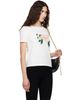 Chloé Chloé White Crew-Neck Logo T-shirt - 2