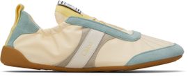 Chloé Chloé Yellow & Blue 'Chloé Kick' Sneakers
