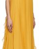 Chloé Chloé Yellow Sleeveless Silk Mousseline Maxi Dress - 2