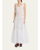 Chloé Cotton Eyelet Maxi Dress - 4