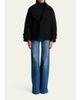 Chloe Double-Breasted Wool Peacoat - 2