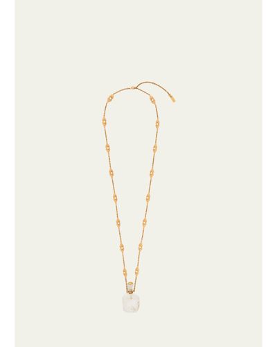 Chloé Elixir Rock Crystal Pendant Necklace