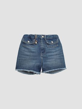 Chloé Girl's Little Girl's & Girl's Cotton Denim Shorts