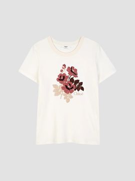Chloé Girl's Little Girl's & Girl's Floral Crewneck T-Shirt