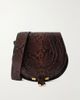 CHLOÉ Marcie snake-effect leather shoulder bag - 1