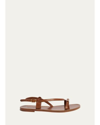 Chloé Matilda Flat Leather Sandals