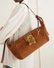 CHLOÉ Paddington embellished leather-trimmed suede shoulder bag - 2
