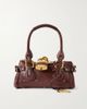 CHLOÉ Paddington embellished leather top-handle bag - 1