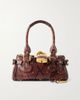 CHLOÉ Paddington python-effect locket-detail shoulder bag - 1