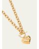 Chloé Pleated Heart Pendant Double-Wrap Necklace - 2