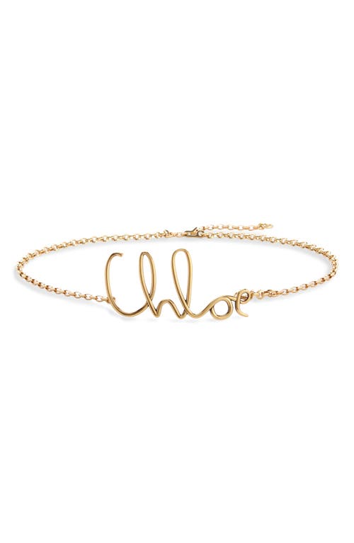Chloé Script Chloé C Chain Belt