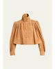 Chloe Shirred Suede Jacket - 1