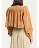Chloe Shirred Suede Jacket - 3