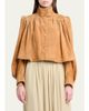 Chloe Shirred Suede Jacket - 4