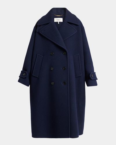 Chloé Virgin Wool-Blend Double-Breasted Coat