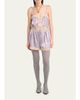 Chloe Washed Silk Satin Romper - 2