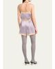 Chloe Washed Silk Satin Romper - 3