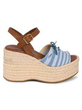 Chloé Women's 19Q Platform Espadrille Sandals