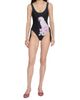 Chloé Women's À La Plage Floral Parrot Tie One-Piece Swimsuit - 2