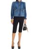 Chloé Women's Chain Denim Shirred Jacket - 2