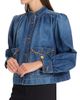 Chloé Women's Chain Denim Shirred Jacket - 4