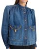 Chloé Women's Chain Denim Shirred Jacket - 6