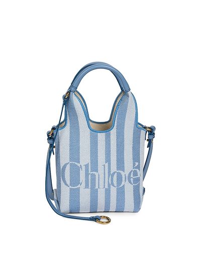Chloé Women's Chloé Stripy Mini Jacquard Tote Bag