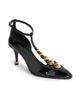 Chloé Women's Cleia 70MM Studded Patent Leather Pumps - 3