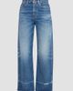 Chloé Women's Cotton Wide-Leg Cropped Jeans - 1