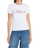 Chloé Women's Fig Logo Cotton T-Shirt - 3