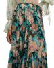 Chloé Women's Floral Silk Maxi Skirt - 6