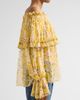 Chloé Women's Floral Silk Off-the-Shoulder Top - 5