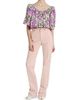Chloé Women's Gathered Floral Silk Top - 2