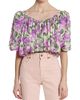 Chloé Women's Gathered Floral Silk Top - 3