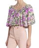 Chloé Women's Gathered Floral Silk Top - 4