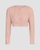 Chloé Women's Guipure Lace & Wool Crop Sweater - 6