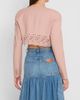Chloé Women's Guipure Lace & Wool Cropped Sweater - 3