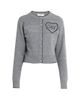 Chloé Women's Heart Logo Wool-Cashmere Cardigan - 1
