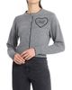 Chloé Women's Heart Logo Wool-Cashmere Cardigan - 3