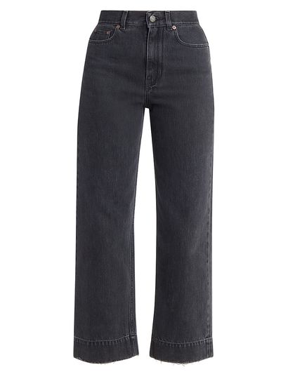 Chloé Women's High-Rise Straight-Leg Crop Jeans