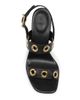 Chloé Women's Janis Grommet Leather Slingback Sandals - 4
