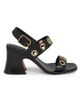 Chloé Women's Janis Grommet Leather Slingback Sandals - 7