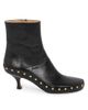 Chloé Women's Junie Studded Leather Ankle Boots - 1