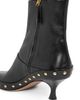 Chloé Women's Junie Studded Leather Ankle Boots - 6