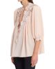Chloé Women's Lace-Detailed Tie Blouse - 4