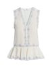 Chloé Women's Lace-Trim Sleevless Silk Top - 1