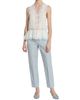 Chloé Women's Lace-Trim Sleevless Silk Top - 2