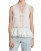 Chloé Women's Lace-Trim Sleevless Silk Top - 3