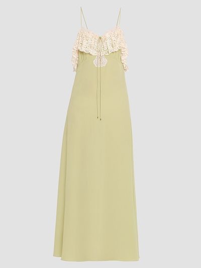 Chloé Women's Lace & Silk Maxi Dress